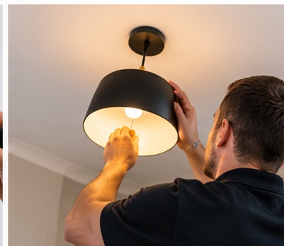 Light fitting installation